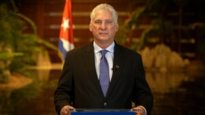 Presidente cubano Miguel Díaz-Canel Bermúdez al Foro Mundial de la Alimentación
